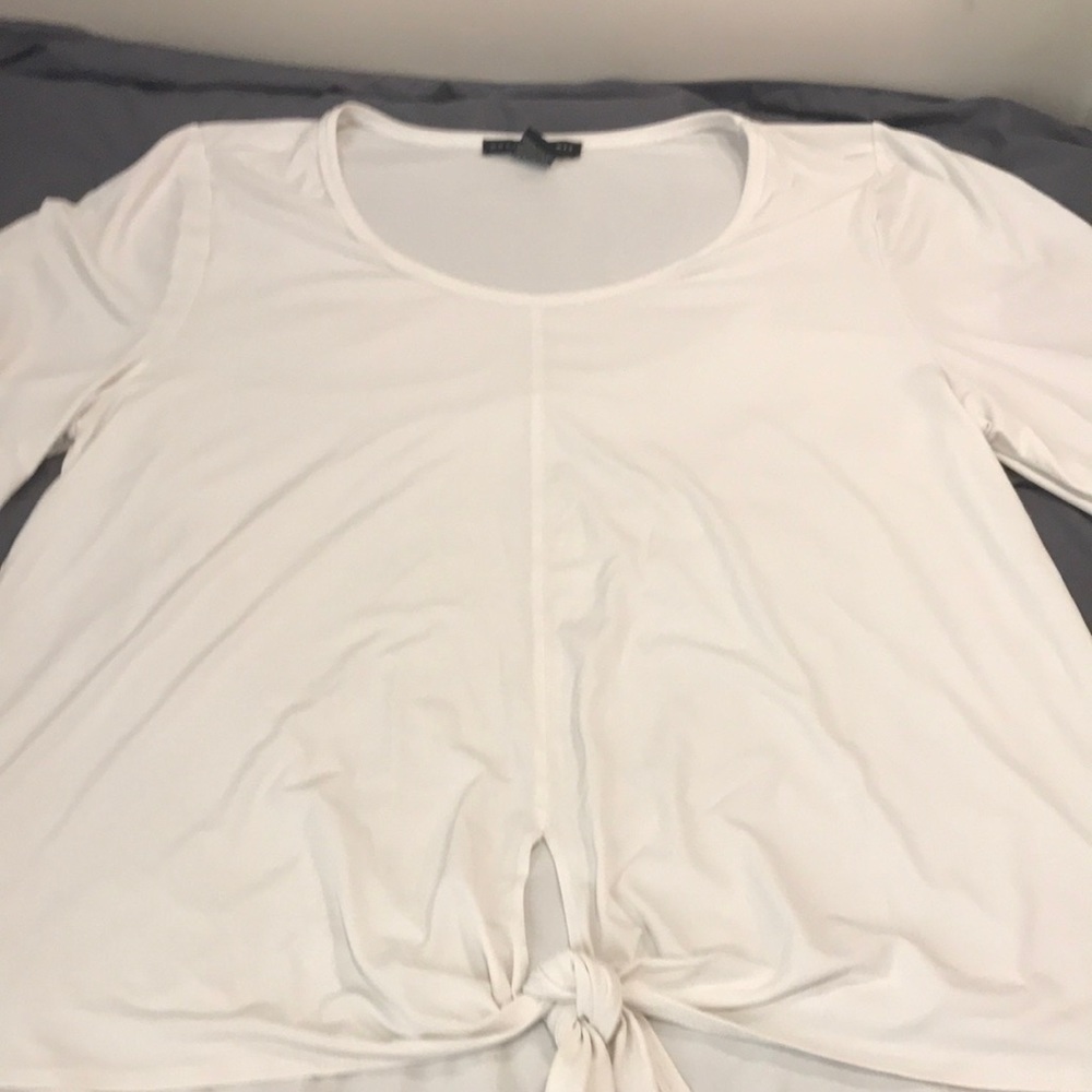 White flowy blouse
